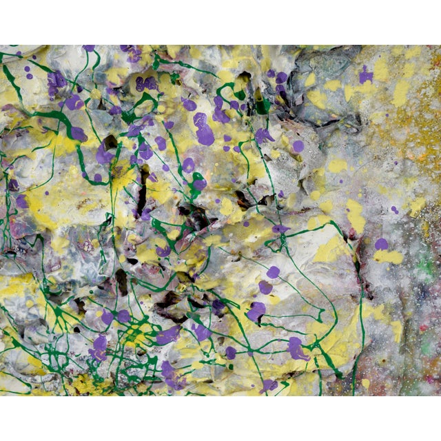 "Five Pound Painting" - Abstract Expressionist Composition in Acrylic on Canvas by Charles David Francis For Sale In Monterey, CA - Image 6 of 9