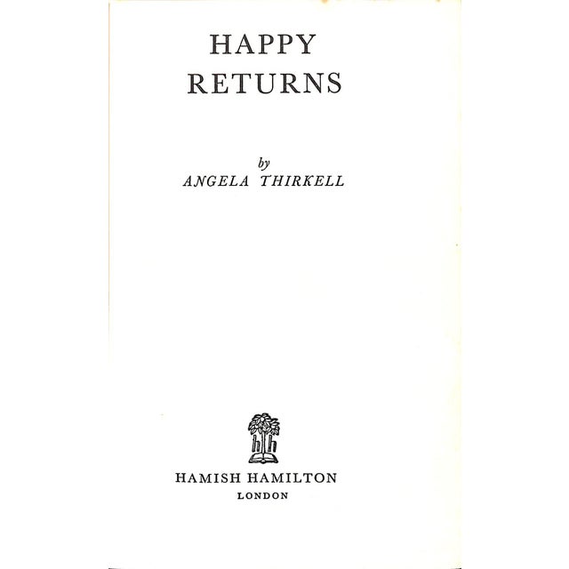 THIRKELL, Angela [316] pp. Hamish Hamilton 1952 First Printing 7 1/2" x 5 1/4" Jacket designed by Fritz Wegner The action...