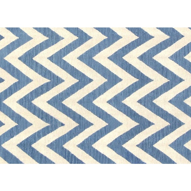 Contemporary Egyptian Kilim Rug. Hand woven in modern designs with wool on cotton foundation in the Fustat region of the...