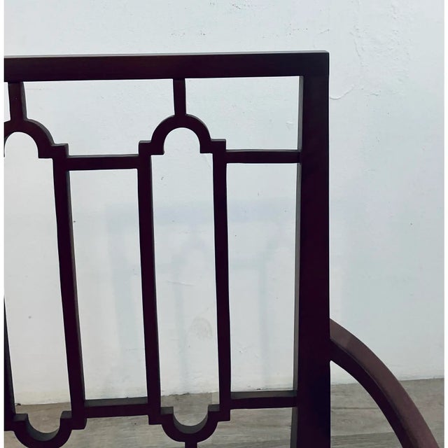 Off-white Thomas O’Brien for Hickory Chair Transitional Architectural Dining Chairs Set of 6 For Sale - Image 8 of 10