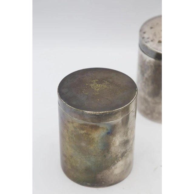 Silver Jars from Boin Taburet Paris, Set of 3 For Sale - Image 9 of 12