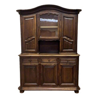 Antique Louis Philippe Walnut Cupboard, France, 1900s For Sale