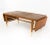 Mid-Century Modern Lane Copenhagen Mid Century Walnut and Brass Drop Leaf Coffee Table For Sale - Image 3 of 9