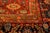 Late 19th Century 1890s Antique Red Ground Overscale Botanical Knotted Wool Persian Sultanabad Rug For Sale - Image 5 of 9