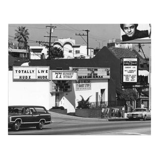 1977 Sunset Boulevard West Hollywood Street Photograph by Don Ware For Sale