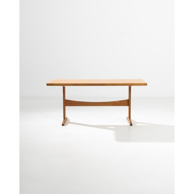 Mid-Century Modern Mid-20th Century Czech Wooden Table For Sale - Image 3 of 11