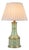 Vintage Mint Green Porcelain Table Lamp, 1950s For Sale