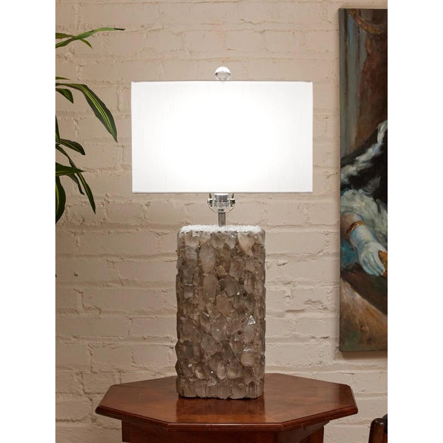 Mid 20th Century Designer Crystal Lamp For Sale - Image 9 of 10