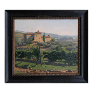 Diana Horowitz (American, B. 1958), Oil on Canvas "View of Tuscan Hills", 1985