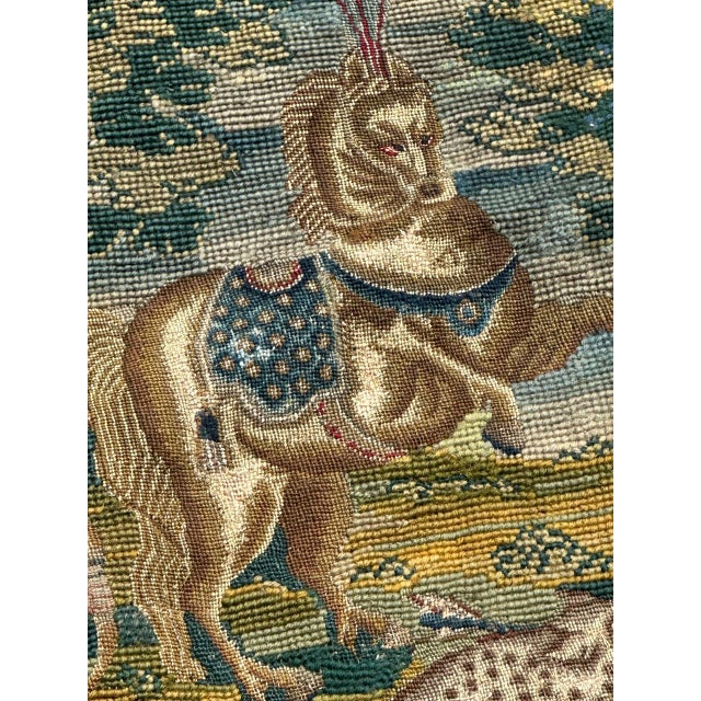 Antique 18th Century French Needlepoint Tapestry For Sale - Image 9 of 18