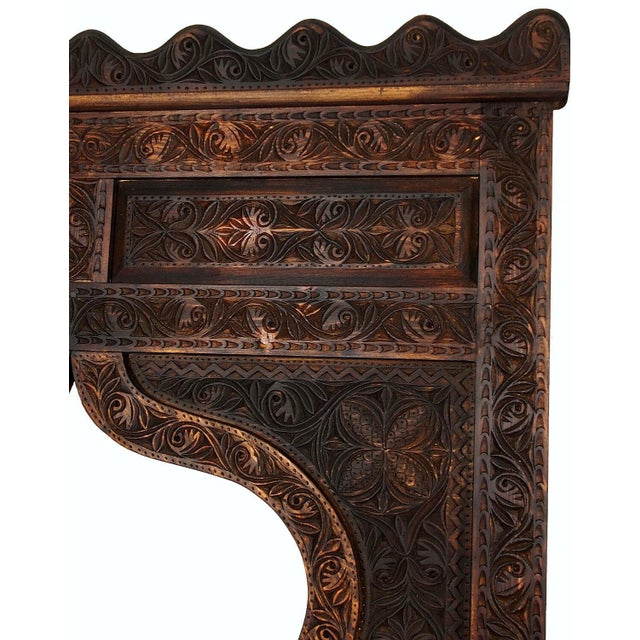 Vintage Hand Carved Wooden Hall Console Tables, 1990s For Sale - Image 17 of 18