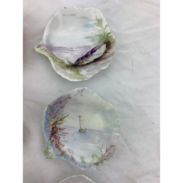 Shell Late 20th Century Limoges France Oyster Cups, Set of 12 For Sale - Image 7 of 9