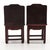 Wood Miniature Antique 19th Century Chinese Rosewood Chairs With Marble Scholar Tablet Inserts - A Pair For Sale - Image 7 of 10