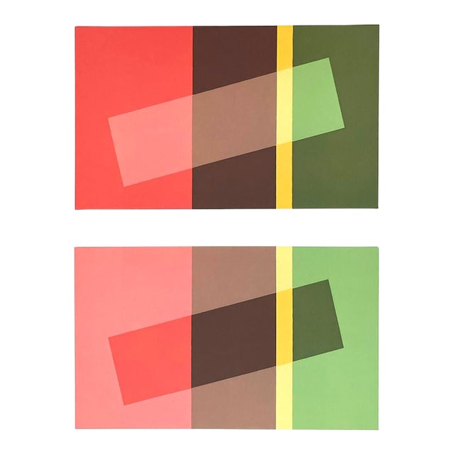 2009 Josef Albers the Interaction of Color Plate Xvii-1 For Sale