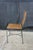 Pair Mid Century Modern Iron Wicker Patio Chairs Vintage Wrought Iron Dining Armchairs For Sale - Image 12 of 18