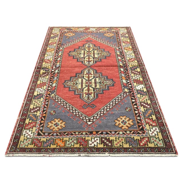 1960s 1960s Turkish Oushak Rug For Sale - Image 5 of 7