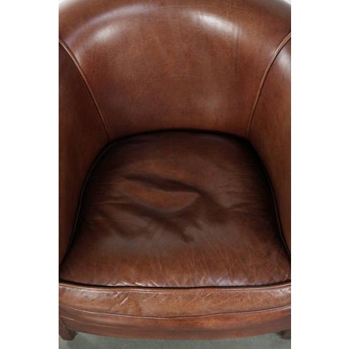 Club Chair in Cowhide Leather For Sale - Image 6 of 13
