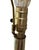 Vintage Frederick Cooper Brass Table Lamp With Pleated Shade, 29” Tall For Sale - Image 9 of 10
