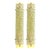 24K Gold Wall Sconces with Green Graniglia Murano Glass by Simoeng for Simoeng, Set of 2 For Sale - Image 9 of 9
