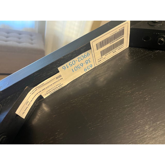 Ethan Allen Black Blake Chairs, Set of Three For Sale - Image 11 of 12