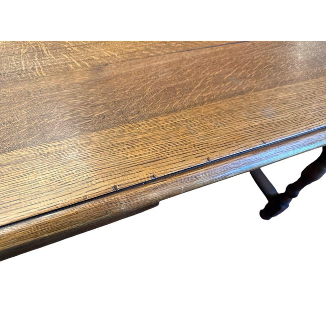 Wood French 19th Century Desk/Table With Drop Leaves For Sale - Image 7 of 12