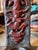 Folk Art Brutalist Ritualistic Pagan Small Altar Totem Piece of Horned Deity With Candle Holders & Chalice For Sale - Image 3 of 10
