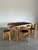 Exceptionally Clean Complete Rud Thygesen and Johnny Sørensen for Magnus Olesen 7pc Dining Set. Bent birch wood frames,...