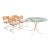 Vintage Italian Marcel Breuer Cesca Chairs and Dining Table- Set of 5 For Sale