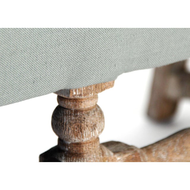 Leyland Bench in Gray For Sale In Atlanta - Image 6 of 7