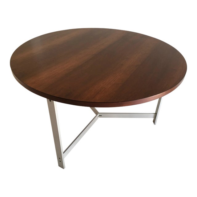 Rare 1960s Rosewood & Aluminum Table by Jørgen Kastholm & Preben Fabricius – Danish Modern Design For Sale