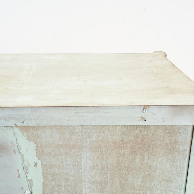 Brown Mint Green Sideboard or Bookcase For Sale - Image 8 of 9