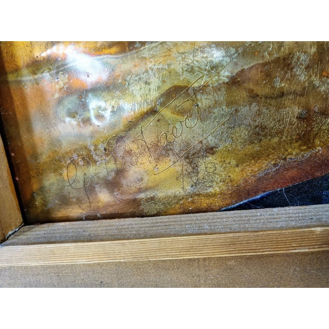 Metal Copper Plaque by Germain Rotsaert, 1960s For Sale - Image 7 of 8