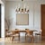 Large Mid-Century Modern Scandinavian Teak, Glass, & Brass Chandelier in the style of Stilnovo, 1960s For Sale - Image 14 of 15