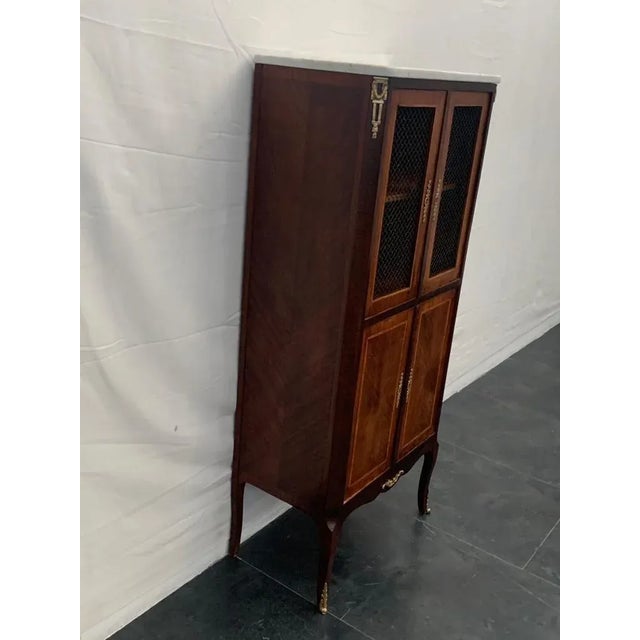 Napoleon III Cupboard with Cherry, Walnut, and Beech Veneers For Sale - Image 10 of 13