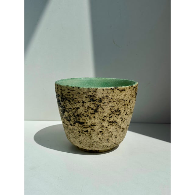 Mid-Century Brutalist Studio Ceramic Planter from the Birch Bark Series Berkenbast by Pieter Groeneveldt, Netherlands, 1960s For Sale - Image 6 of 15