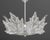 Modern Lalique Crystal "Champs-Elysees" Two-Tier Chandelier For Sale - Image 3 of 13