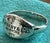Iconic Sterling Silver "Please Return to Tiffany & Co. New York 925" oval tag ring in Size 6 with Tiffany blue...