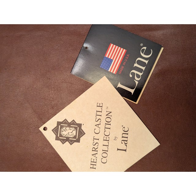 ** Last Days Available / Lowest Price ** 1990s Walnut Extendable Trestle Dining Table From the Hearst Castle Collection by Lane For Sale In New York - Image 6 of 10