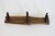 Vintage Wood Accordion-Style Wall Hat Rack For Sale - Image 4 of 8