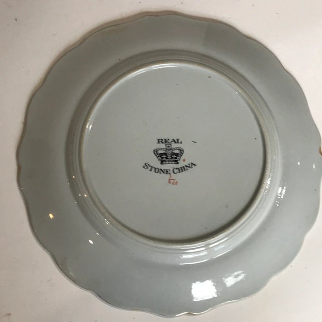 Ceramic England New Stone Imari Peking Cabinet Plates a Set of Four9" For Sale - Image 7 of 13