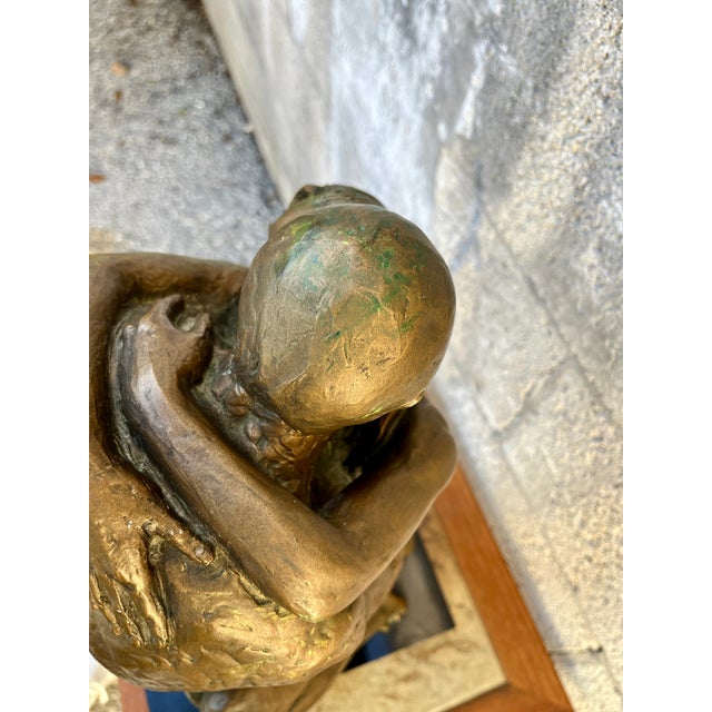 1960's Austin Production "Loving Touch" Signed Brutalist Sculpture.Signed by the Artist. For Sale - Image 10 of 18