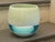 Mid-Century Modern Vintage Murano Cased Glass Bowl – Turquoise & Milk White Incamiciato – Italian Art Glass For Sale - Image 3 of 8