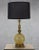 Italian Murano Glass Globe Table Lamp With Carved Giltwood Base For Sale In New York - Image 6 of 10