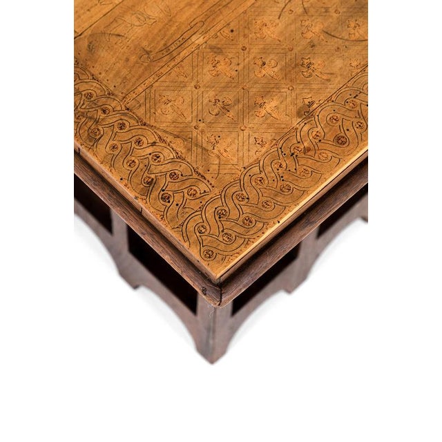 Aesthetic Movement Red Walnut Side Table For Sale - Image 4 of 13