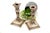 Low Silver Candlesticks with Embossed Columns, Set of 2 For Sale - Image 6 of 6