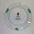 1990s Lynn Chase Designs Jaguar Jungle Fern & Jaguar 24k Rim 9 1/8" Luncheon Plate For Sale - Image 4 of 7