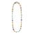 Multi-Gemstone Necklace in 18K Gold studded with mix cut semi precious gemstone. This stunning piece of jewelry instantly...