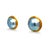 2020s 18ct Yellow Gold Mabe Tahitian Pearl Earrings 17mm 10.26g, A Pair For Sale - Image 5 of 7