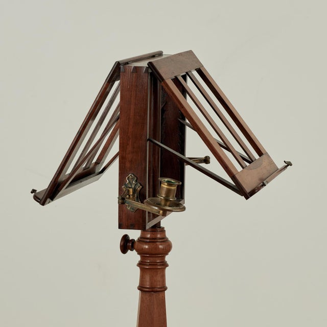 Antique English Rosewood Book or Music Stand For Sale - Image 10 of 10