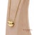 Early 21st Century Tiffany&Co. Elsa Peretti 18k 750 Solid Yellow Gold Bean Design Pendant Necklace For Sale - Image 5 of 13